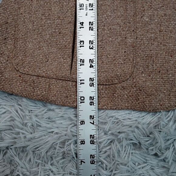 Vintage Queens Way To Fashion Jacket Womens 14 Biege Wool Blend Career Comfort - Picture 4 of 10